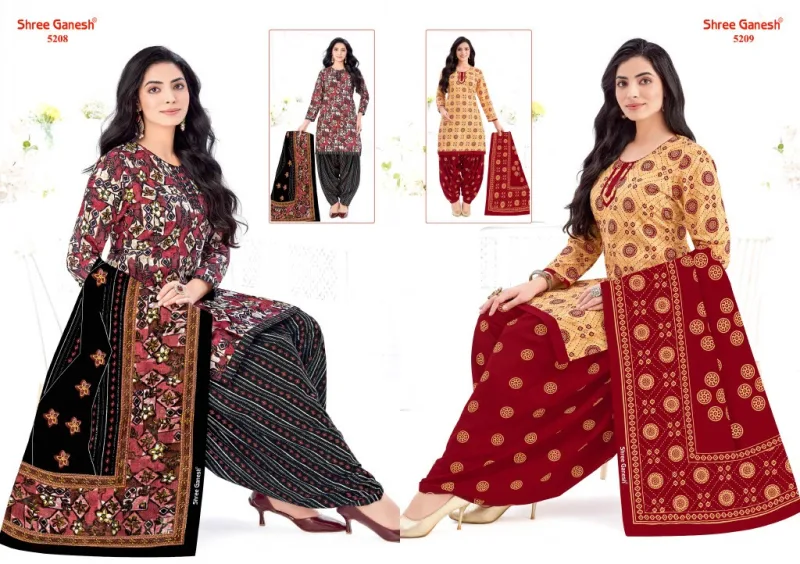 Hansika Vol 32 By Shree Ganesh Cotton Printed Dress Material 